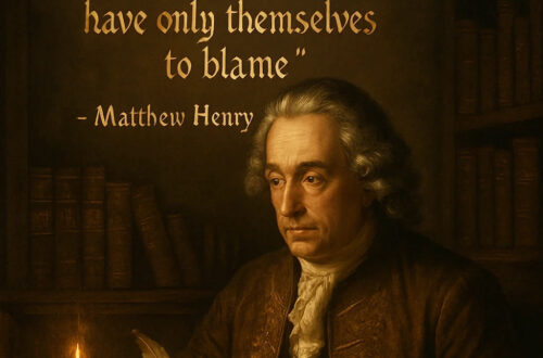 Those who are saved have only God to thank, and those who perish have only themselves to blame